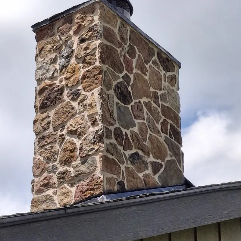 Stone Fireplaces & Chimneys